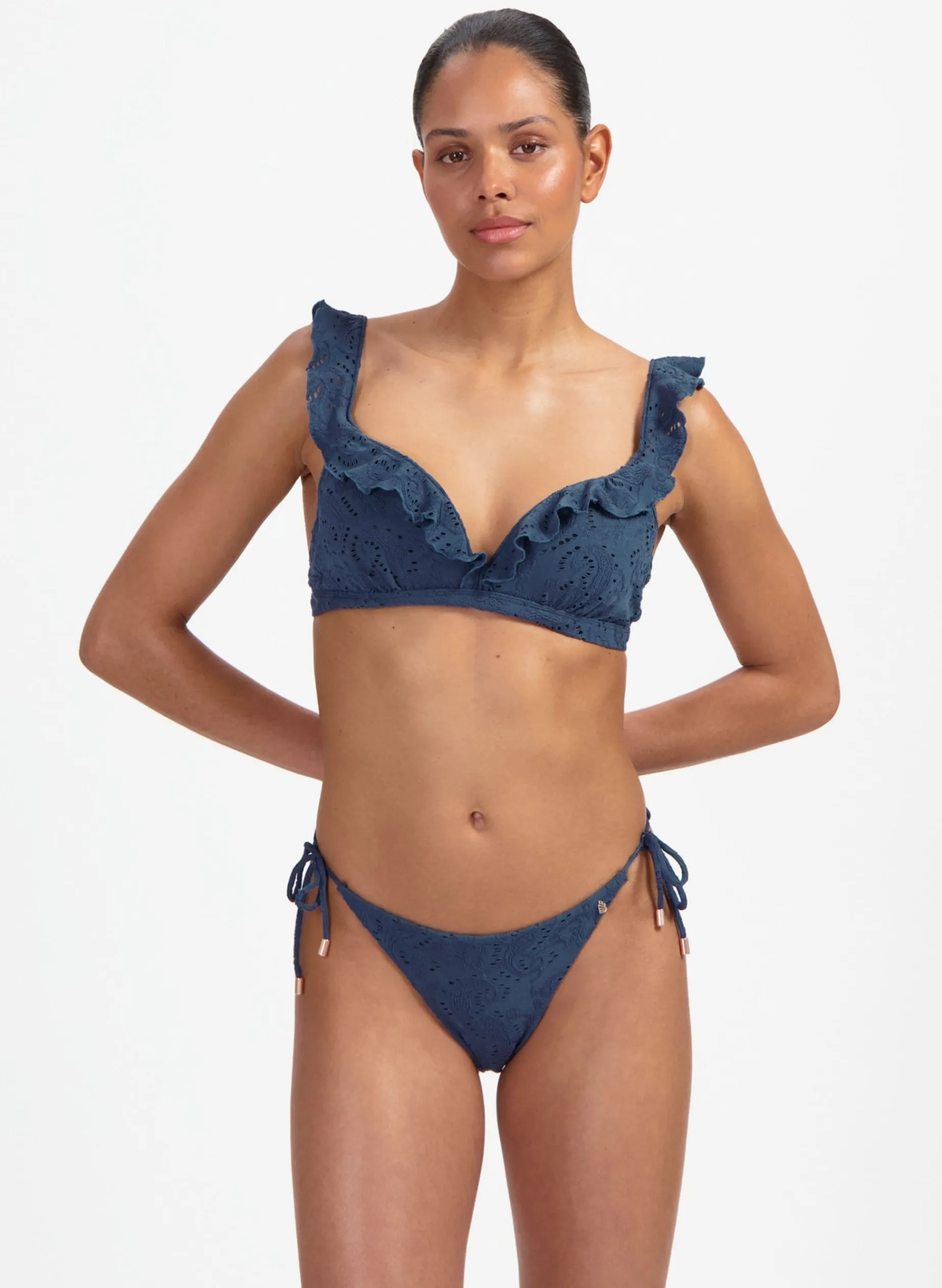 Beachlife LINE BEACHLIFE 2 Voorgevormde beugel Bikinitop - Grijsblauw