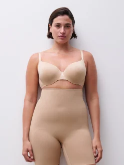 Chantelle Basic Shaping Corrigerende Hoge Taille Slip Met Pijpjes - Beige