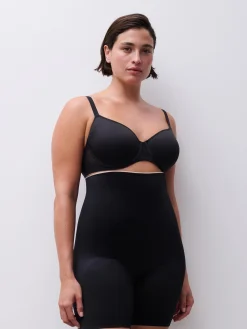 Chantelle Basic Shaping Corrigerende Hoge Taille Slip Met Pijpjes - Zwart