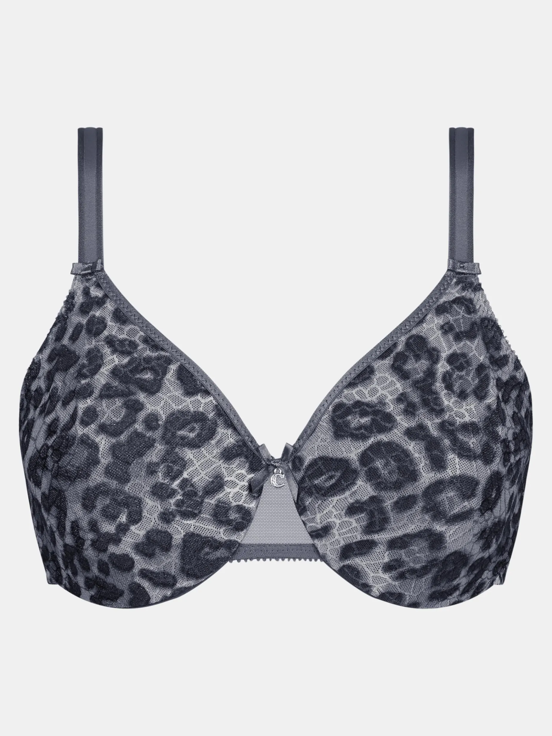 Chantelle C Magnifique Moulded BH - Grey Leopard