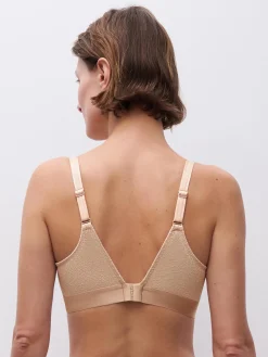 Chantelle C Magnifique Niet Voorgevormde BH zonder Beugel - Beige