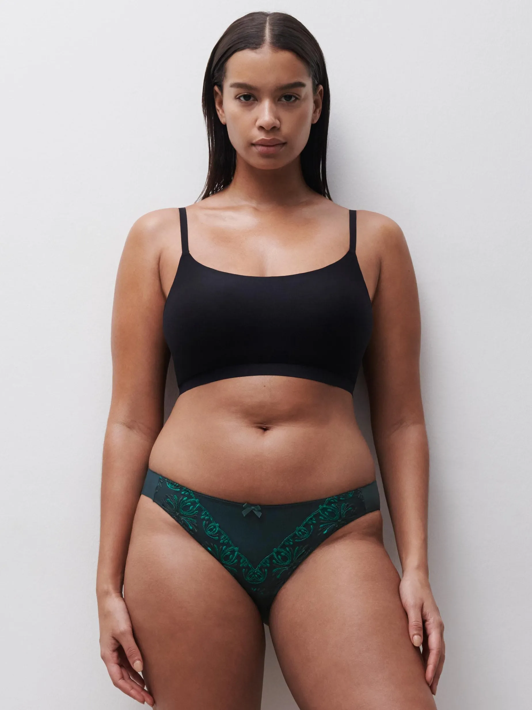 Chantelle Champs Elysees Champs Elysees Slip - Eden Green Multico