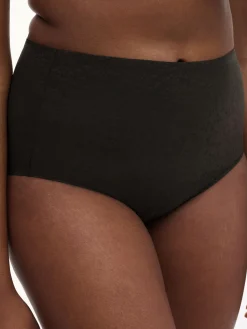 Chantelle COMFORT CHIC Hoge Taille Slip - Zwart