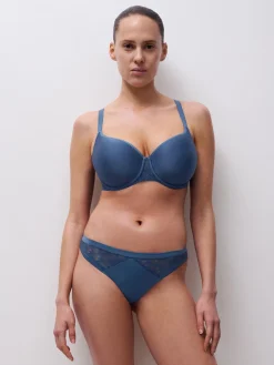 Chantelle EasyFeel ACE T-shirt BH - Jeans Blue