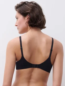 Chantelle EasyFeel Floral Touch Voorgevormde Memory BH - Zwart