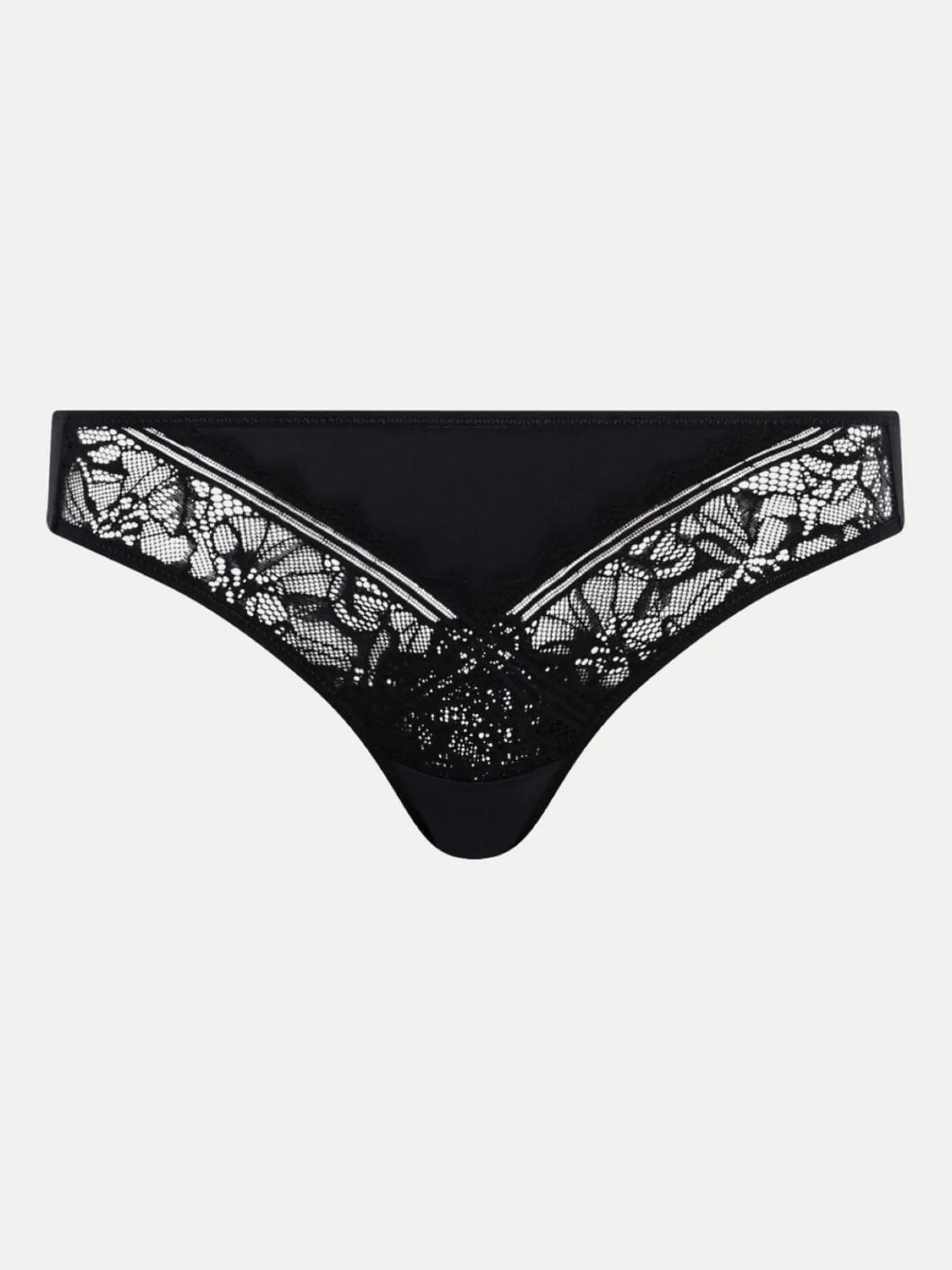 Chantelle EasyFeel Floral Touch Slip - Zwart