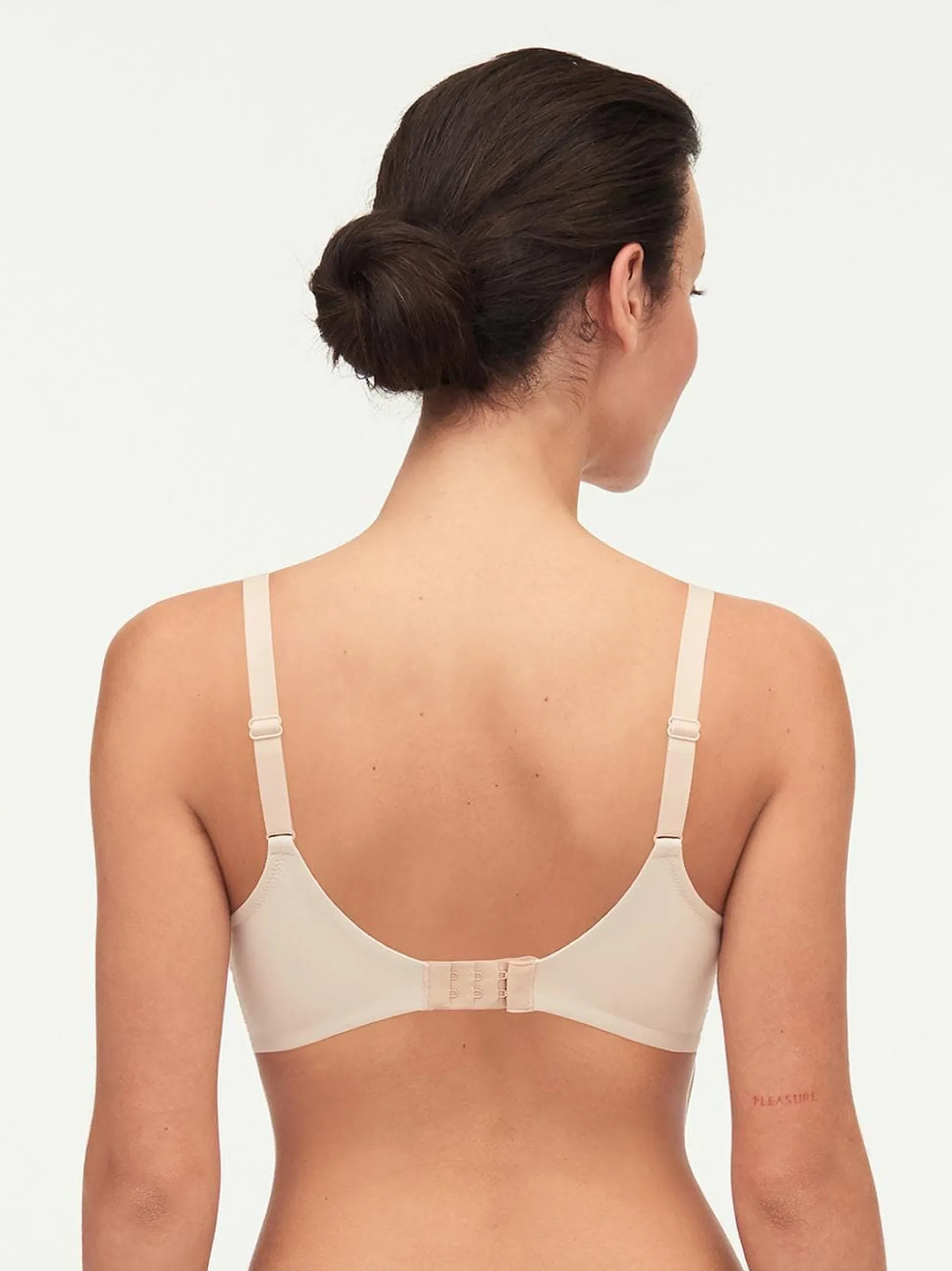 Chantelle EasyFeel Floral Touch Niet voorgevormde Beugel BH - Goudkleurig Beige