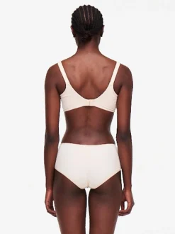 Chantelle EasyFeel Floral Touch Niet voorgevormde Beugel BH - Goudkleurig Beige
