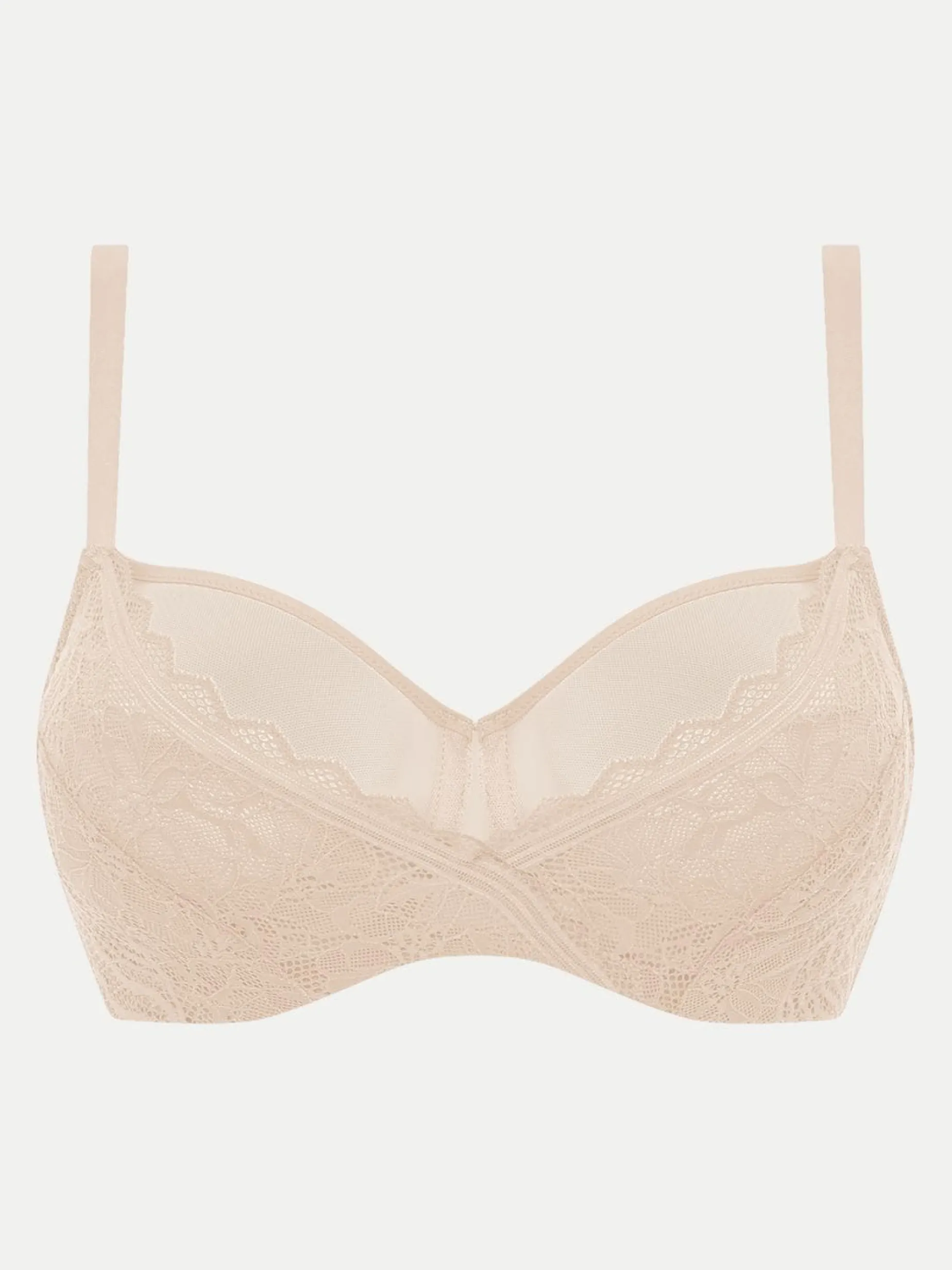 Chantelle EasyFeel Floral Touch Niet voorgevormde Beugel BH - Goudkleurig Beige