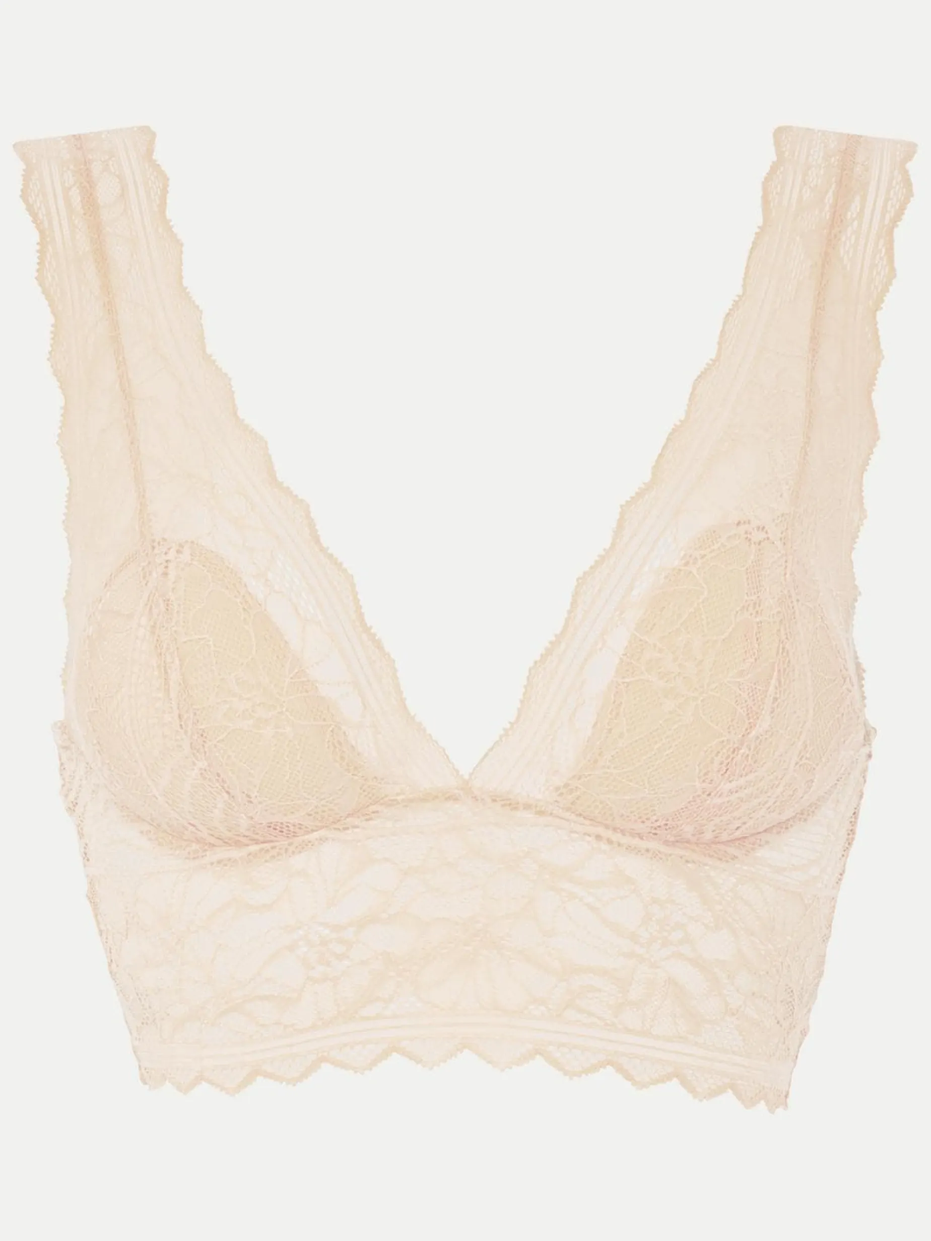 Chantelle EasyFeel Floral Touch Bralette - Goudkleurig Beige
