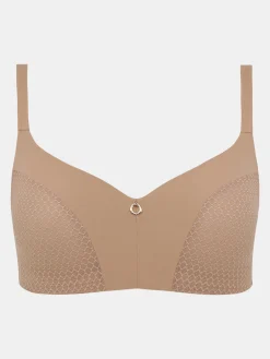 Chantelle EasyFeel Honey Beugelloze BH - Coffee Latte