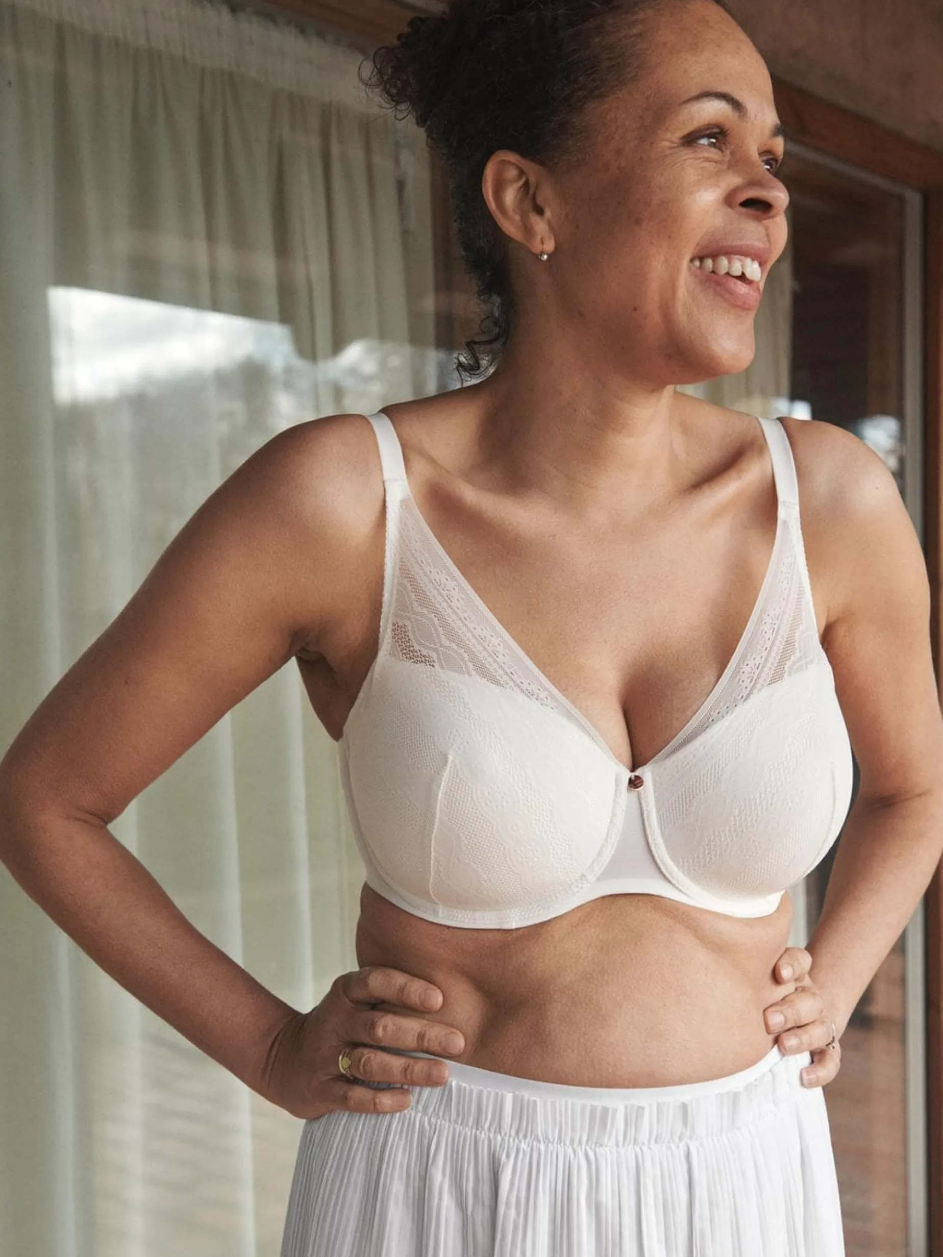 Chantelle EasyFeel Kristen Voorgevormde Plunge BH - Milk