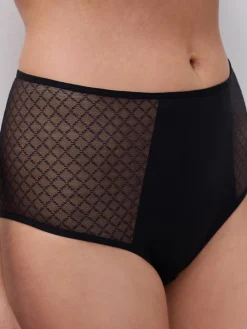 Chantelle EasyFeel NORAH CHIC Hoge Taille Slip - Zwart