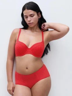 Chantelle EasyFeel Norah T-shirt BH - Poppy Red