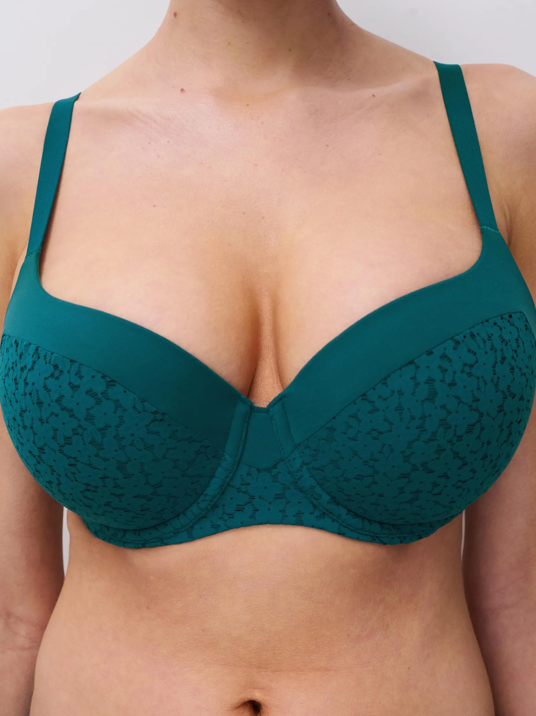 Chantelle EasyFeel Norah T-shirt BH - Donker Groen