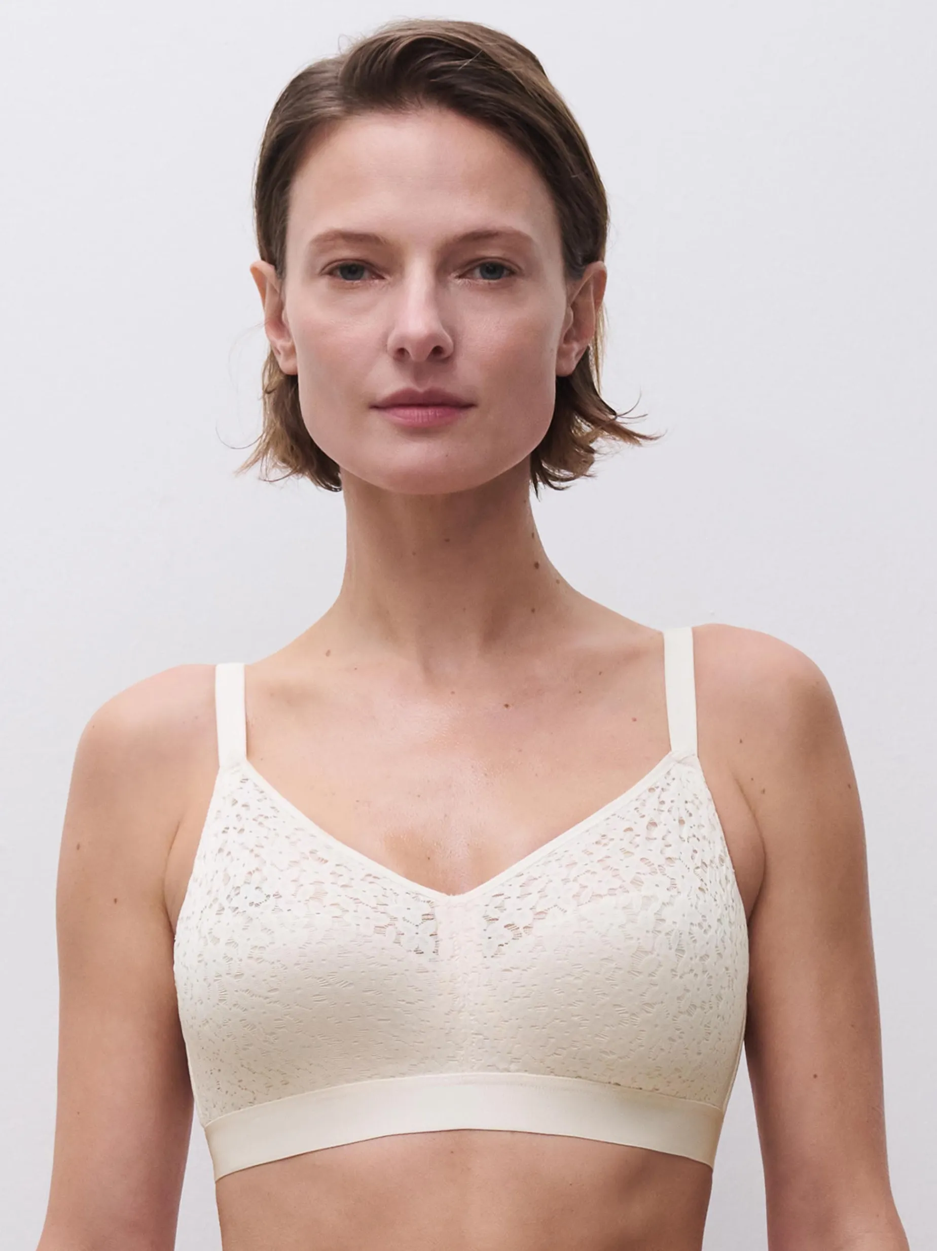 Chantelle EasyFeel Norah Beugelloze BH - Talc