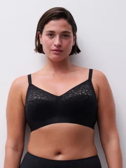 Chantelle EasyFeel Norah Beugelloze BH - Zwart