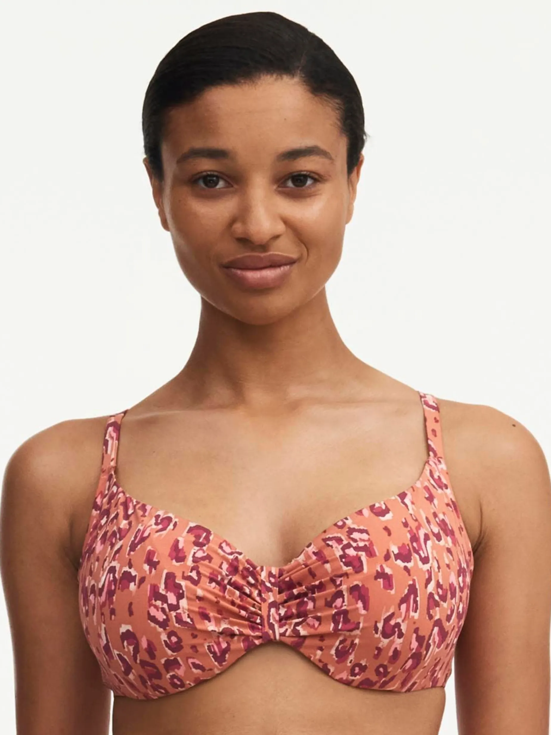 Chantelle EOS Beugel bikini top - Luipaard oranje