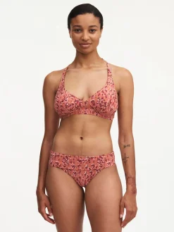 Chantelle EOS Beugeloze bikini top - Luipaard oranje