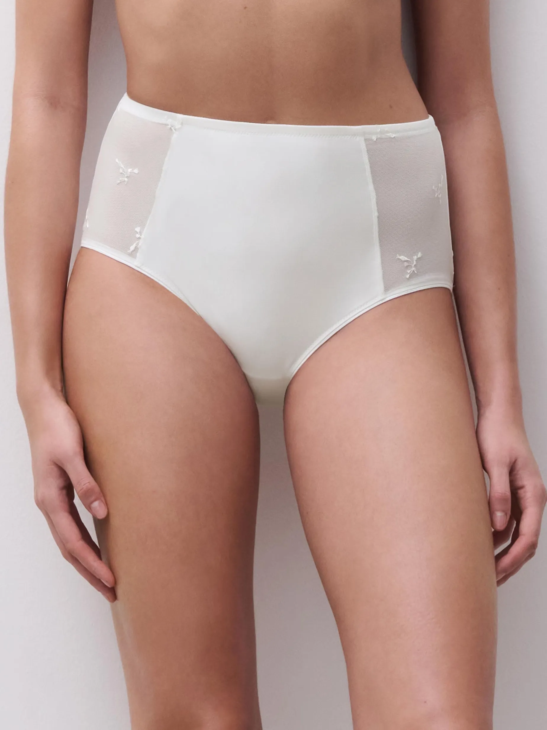 Chantelle Every Curve Hoge taille slip - Milk