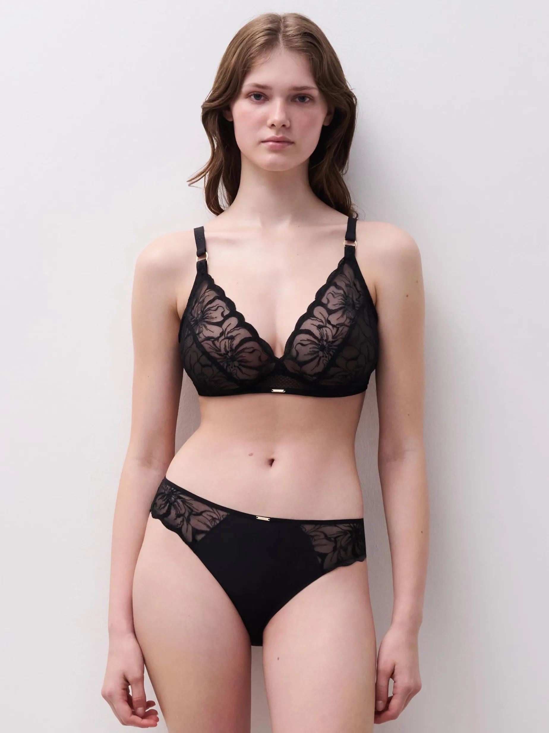 Chantelle FLEURS Bralette - Zwart