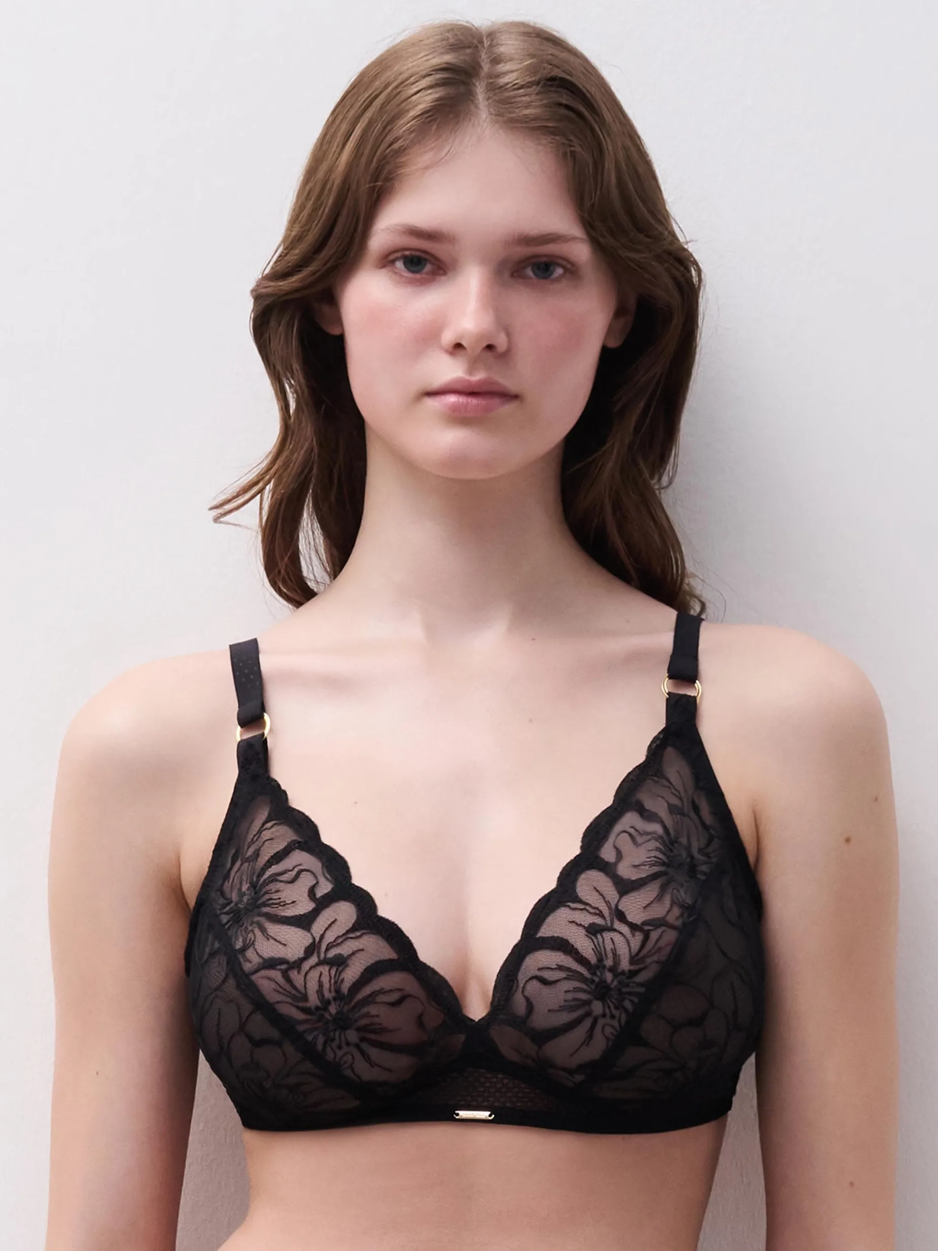 Chantelle FLEURS Bralette - Zwart