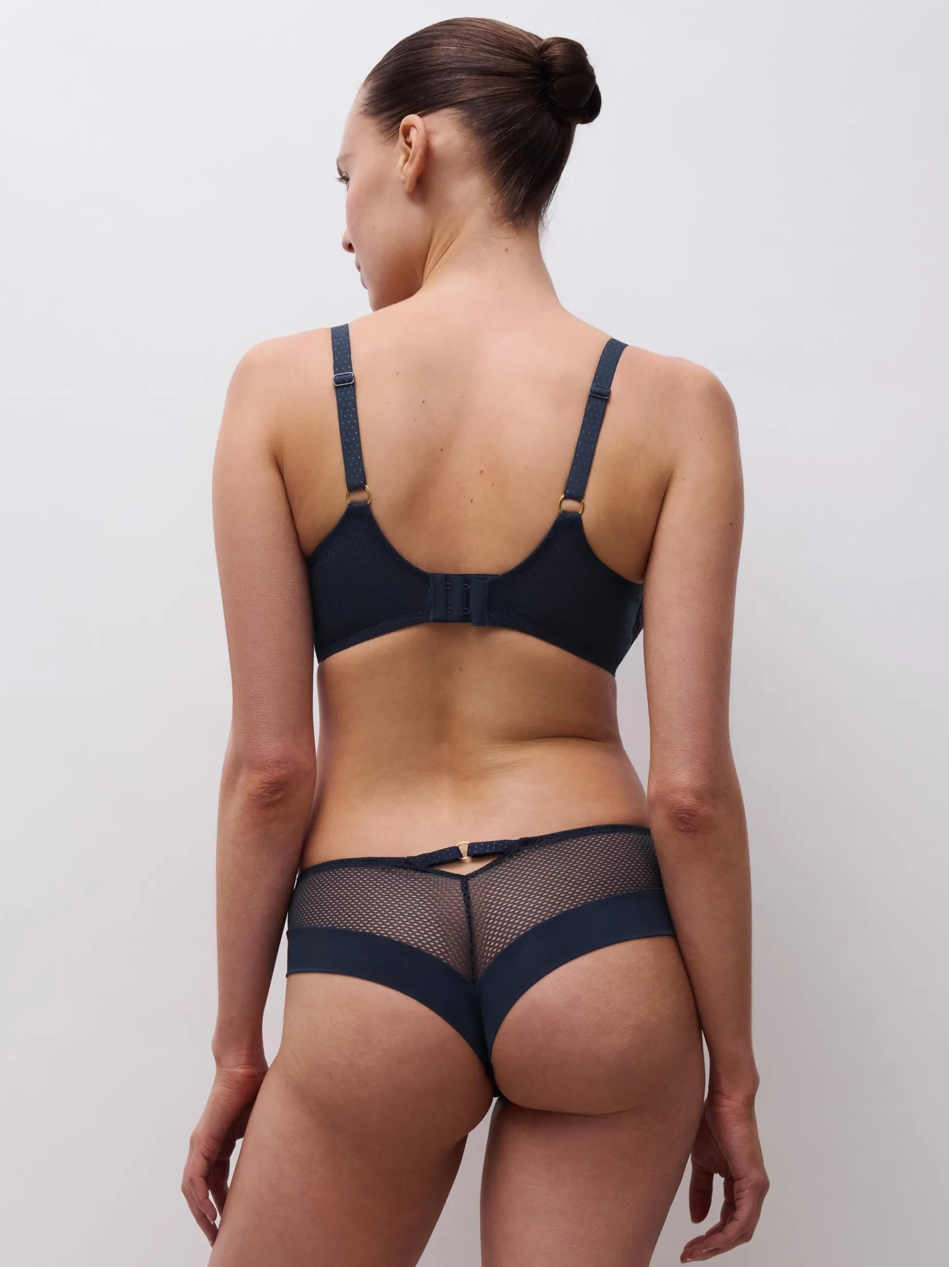 Chantelle FLEURS SIGNATURE Fleurs Signature Shorty - Sailing Blue Lurex