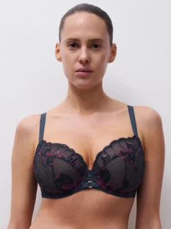 Chantelle FLEURS SIGNATURE Beugel BH - Sailing Blue Lurex
