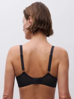 Chantelle FLEURS Voorgevormde Plunge BH - Zwart
