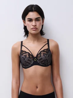 Chantelle GRAPHIC SUPPORT Niet Voorgevormde Beugel BH - Zwart