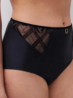 Chantelle GRAPHIC SUPPORT Hoge Taille Slip - Zwart