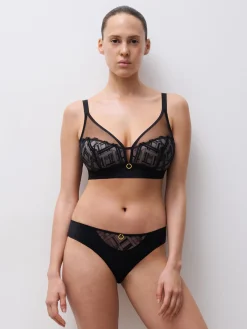 Chantelle GRAPHIC SUPPORT Beugelloze BH - Zwart
