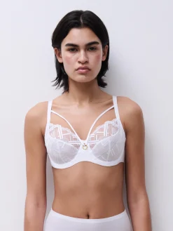Chantelle GRAPHIC SUPPORT Niet Voorgevormde Beugel BH - Wit