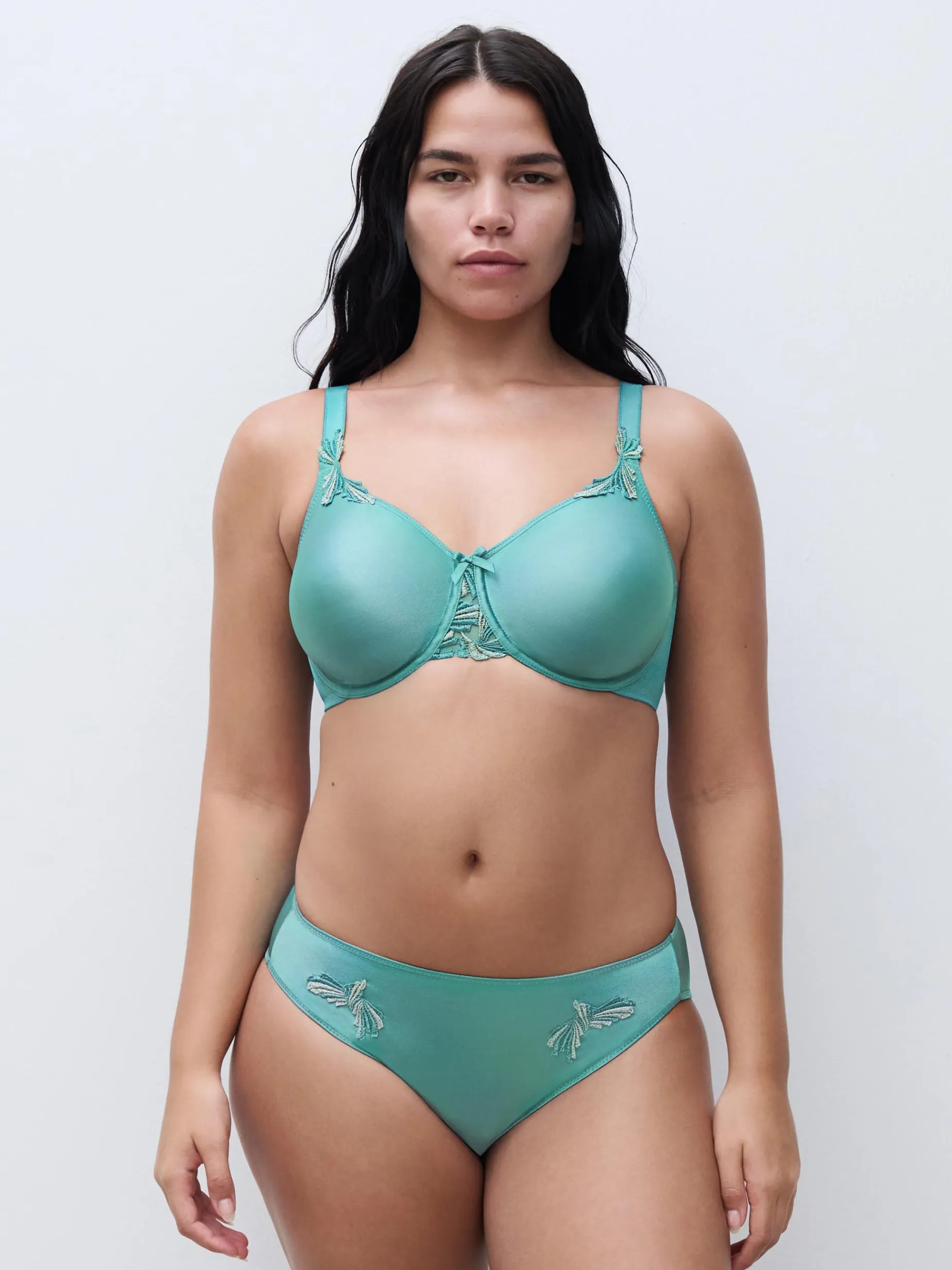 Chantelle Hedona Slip - Peacock Lurex