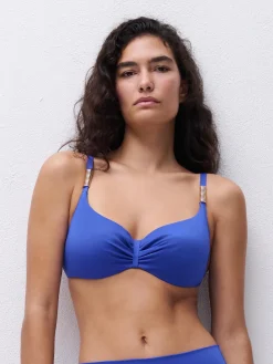 Chantelle ICON Bikinitop met beugel - Bleu grec