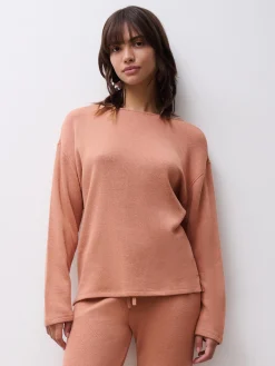 Chantelle JERRY Top Lange Mouw - Camel