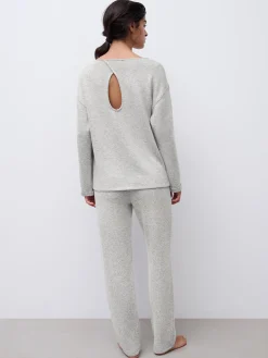Chantelle JERRY Top Lange Mouw - Heather grey