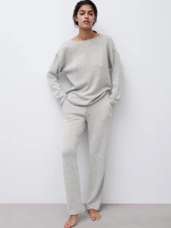 Chantelle JERRY Top Lange Mouw - Heather grey