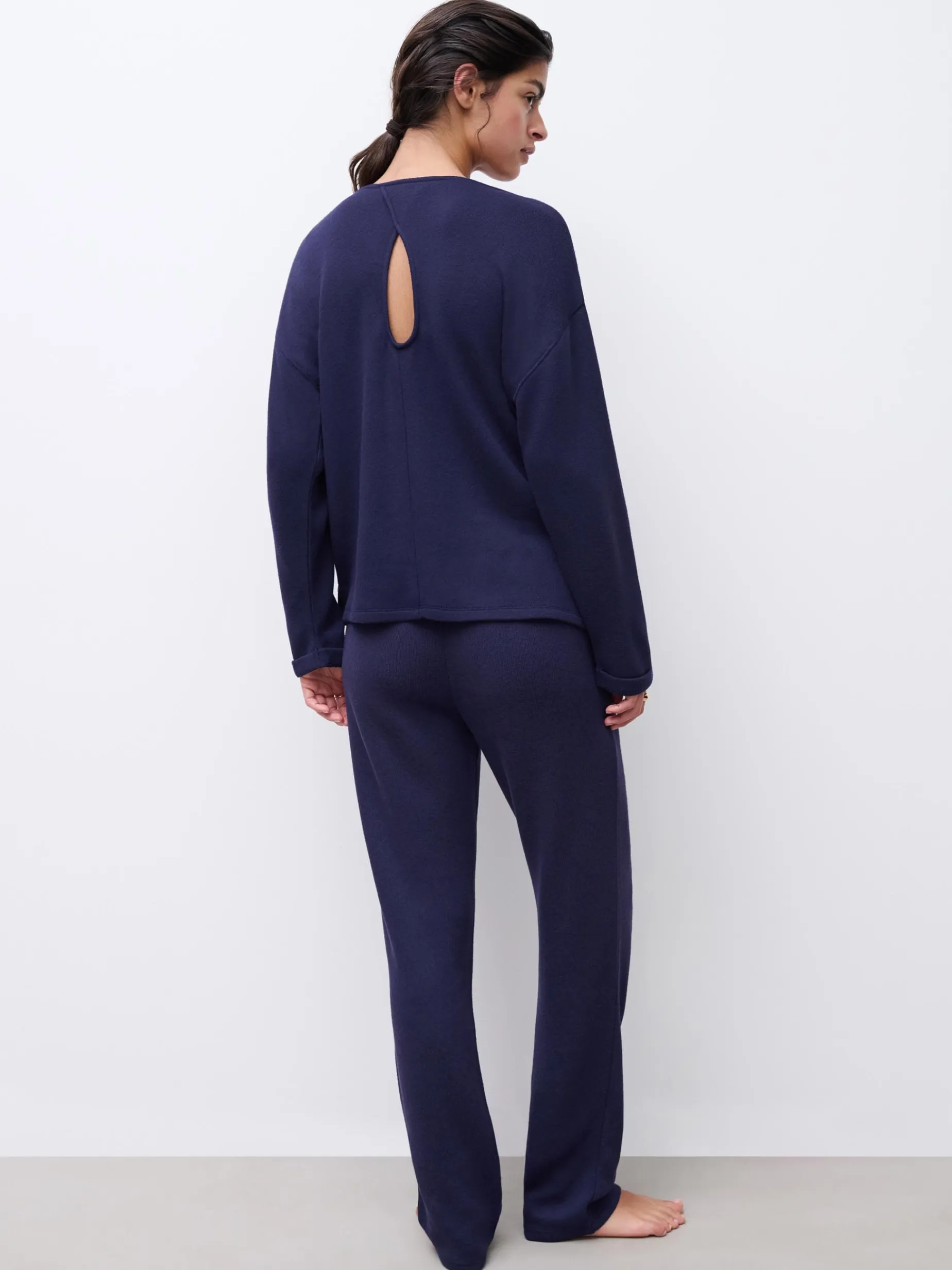 Chantelle JERRY Top Lange Mouw - Nocturnal Blue