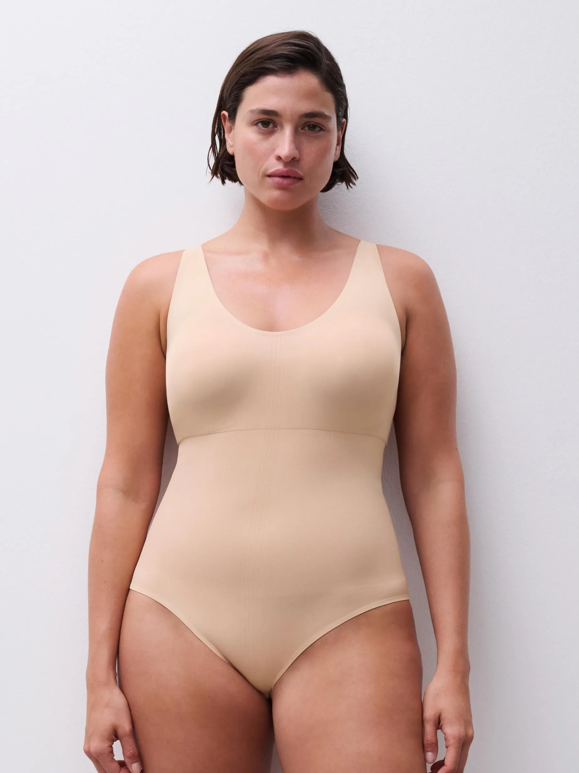 CHANTELLE LAB SMOOTH COMFORT CO SHAPEWEAR BODY - Clay Nude