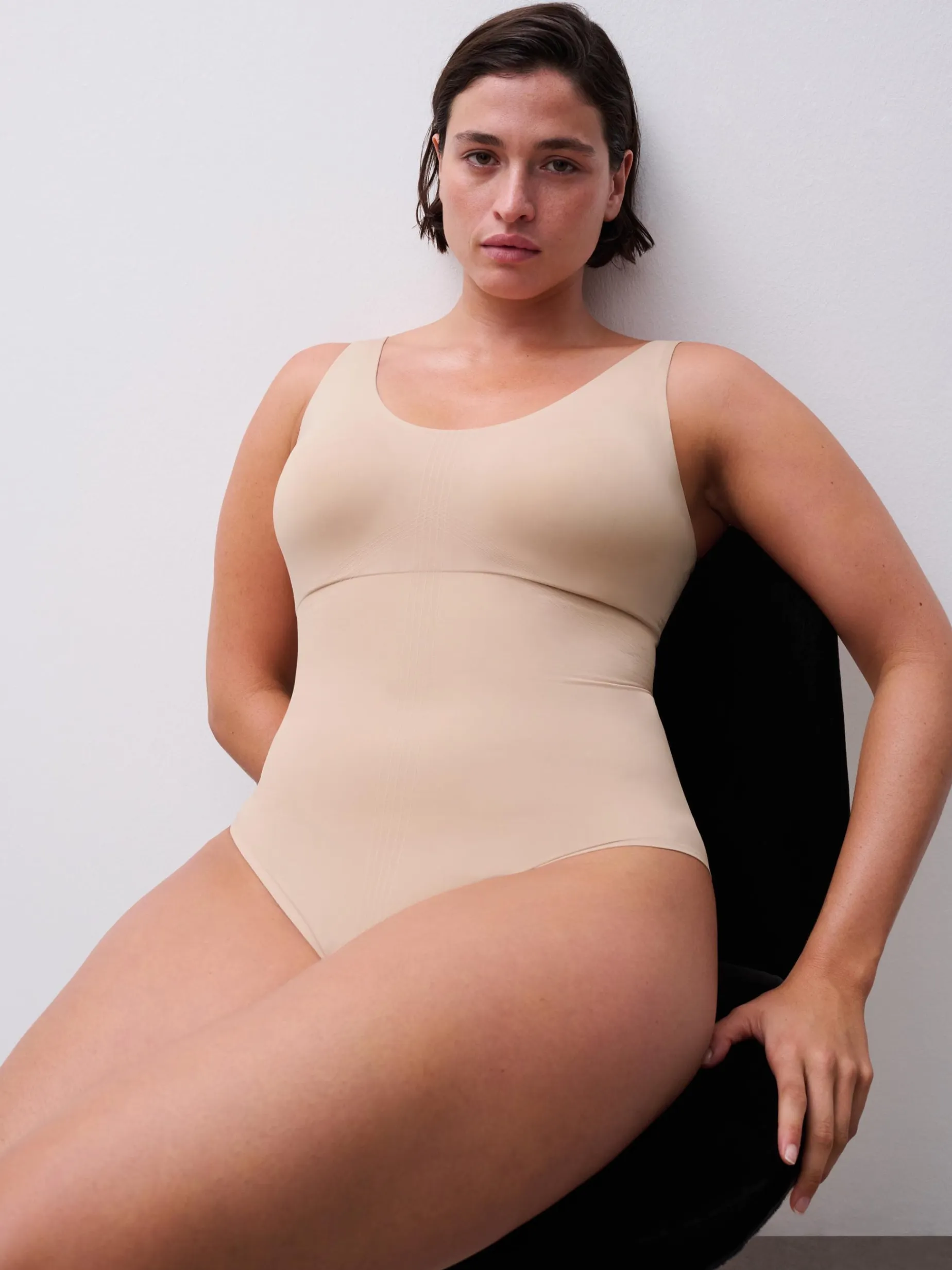CHANTELLE LAB SMOOTH COMFORT CO SHAPEWEAR BODY - Clay Nude