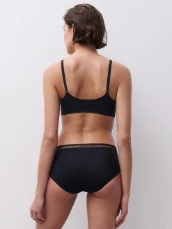 Chantelle Period Panty Graphic Hipster Menstruatieslip - Zwart