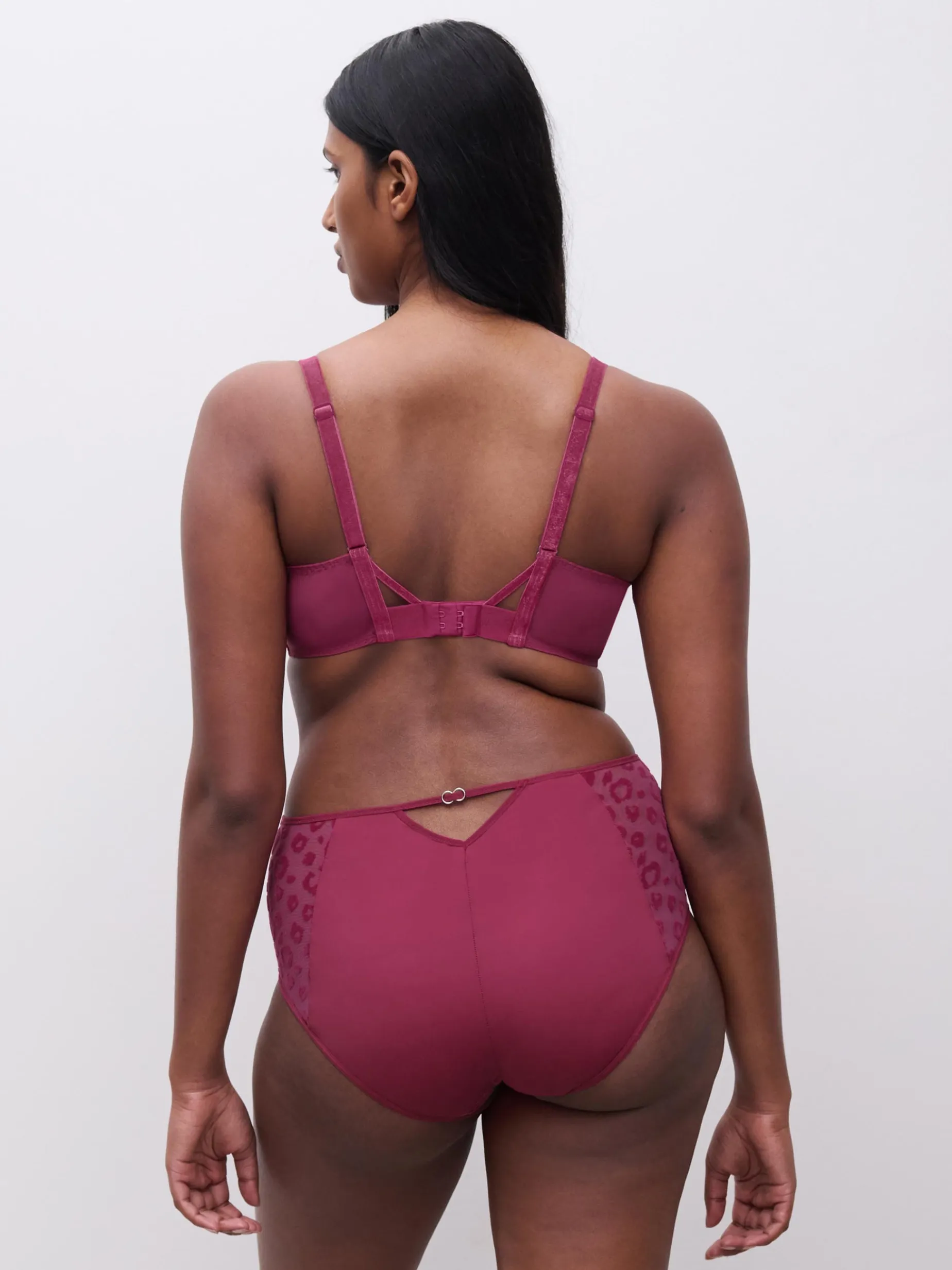 CHANTELLE PULP GIRLS Niet voorgevormde Beugel BH - Dark Fushia