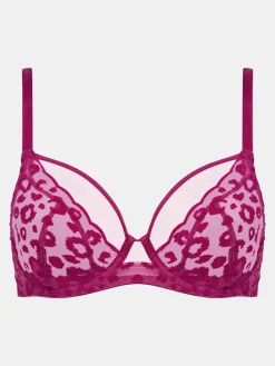 CHANTELLE PULP GIRLS Niet voorgevormde Beugel BH - Dark Fushia