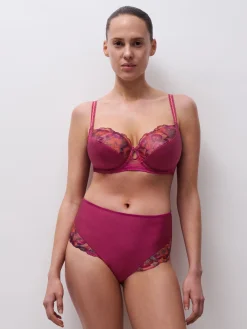 CHANTELLE PULP LILY Niet voorgevormde Beugel BH - Dark Fushia Multico