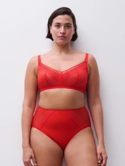 CHANTELLE PULP PLAY Hoge Taille Slip - Rood