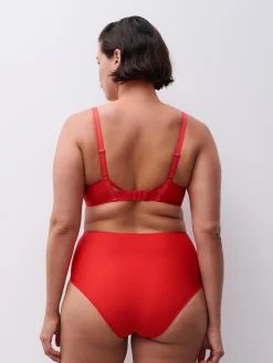 CHANTELLE PULP PLAY Hoge Taille Slip - Rood