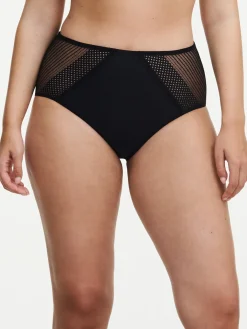 CHANTELLE PULP PLAY Hoge taille slip - Zwart
