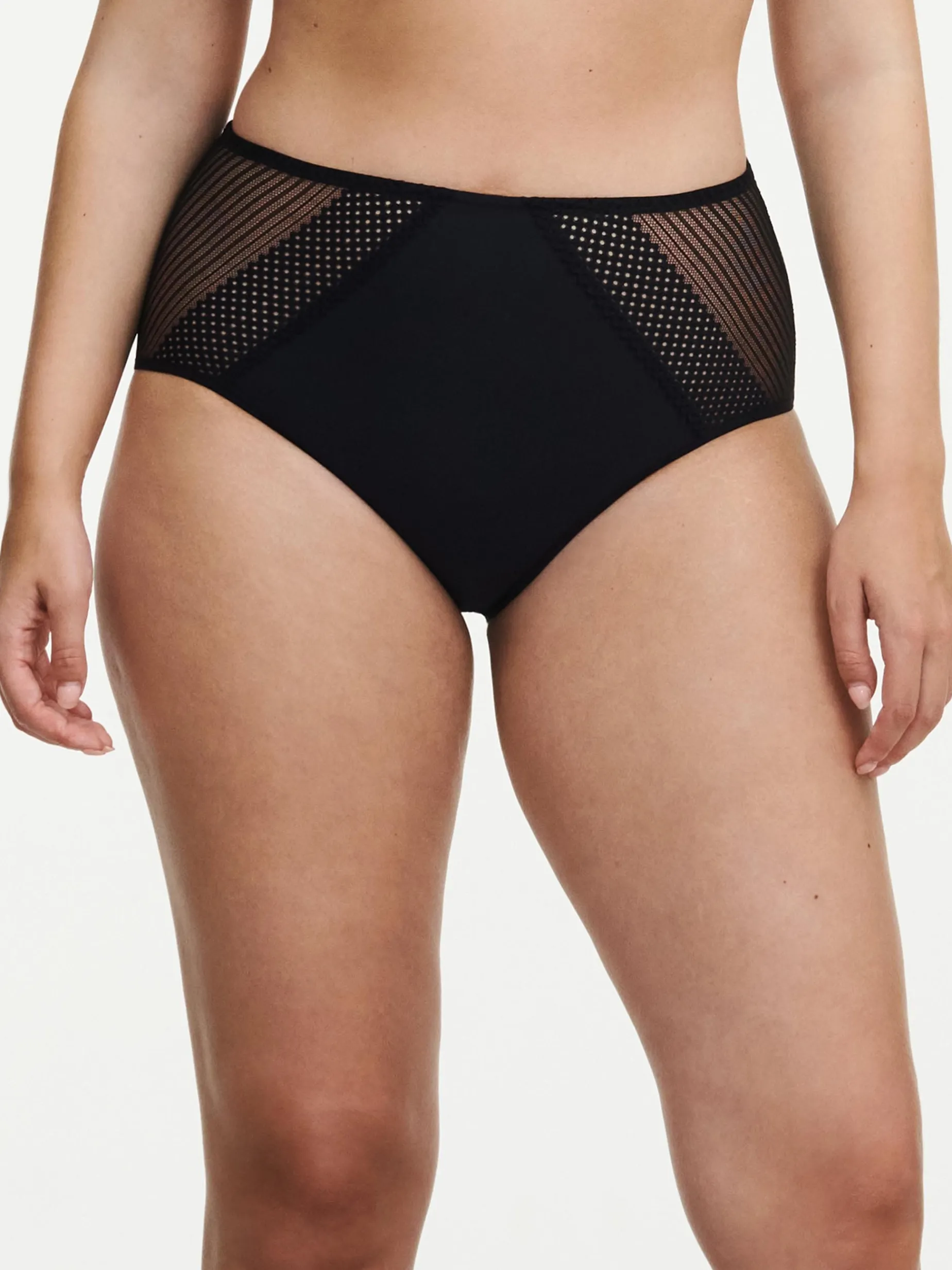 CHANTELLE PULP PLAY Hoge taille slip - Zwart