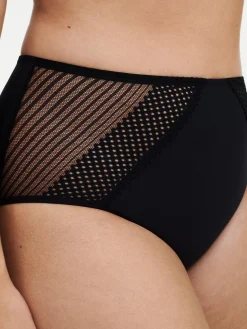 CHANTELLE PULP PLAY Hoge taille slip - Zwart